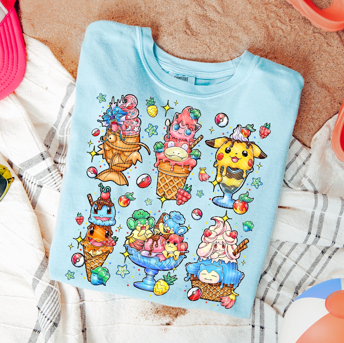 Ice Cream Pocket Monsters Shirt