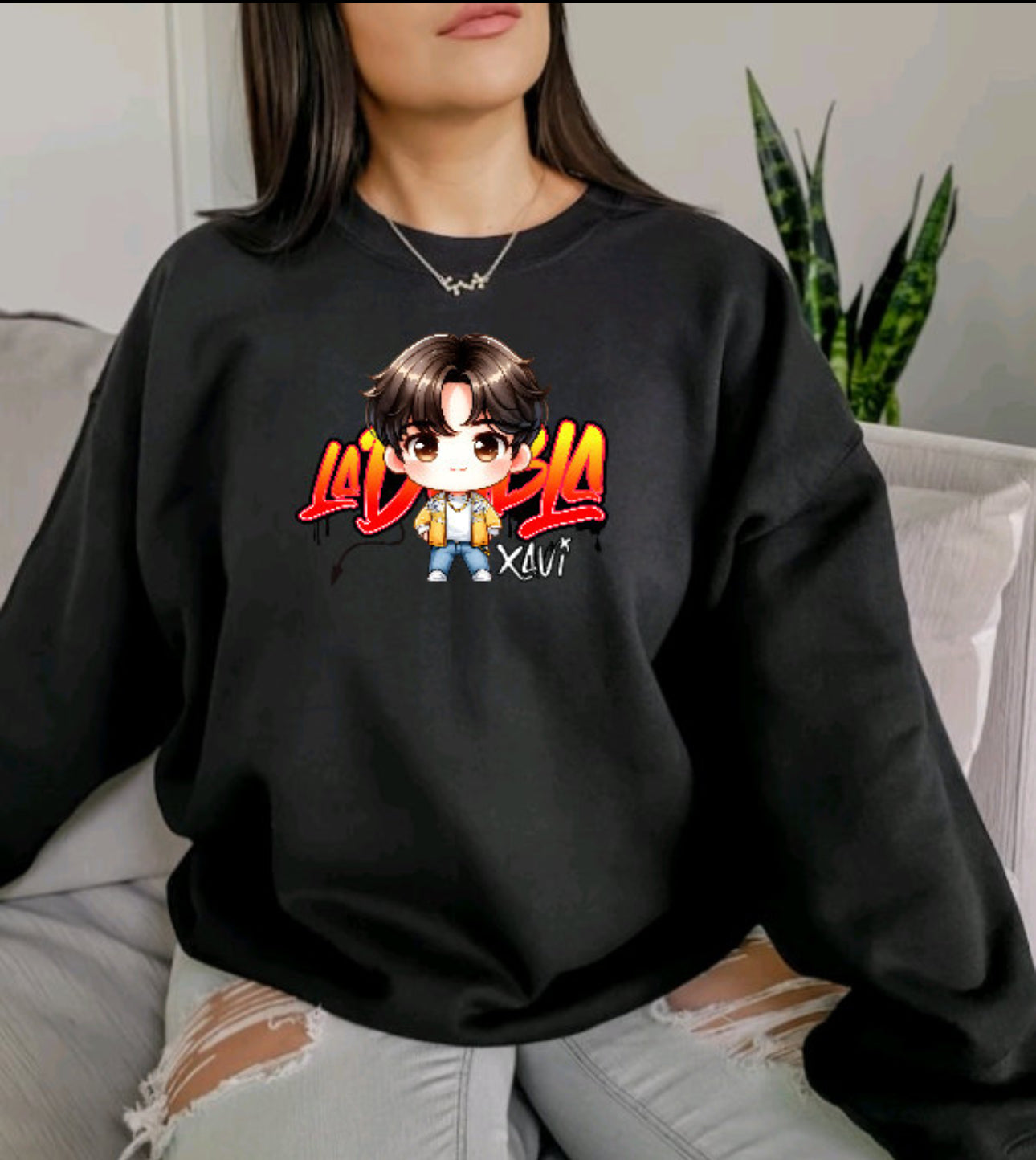 Xavi, La Diabla Unisex Sweatshirt