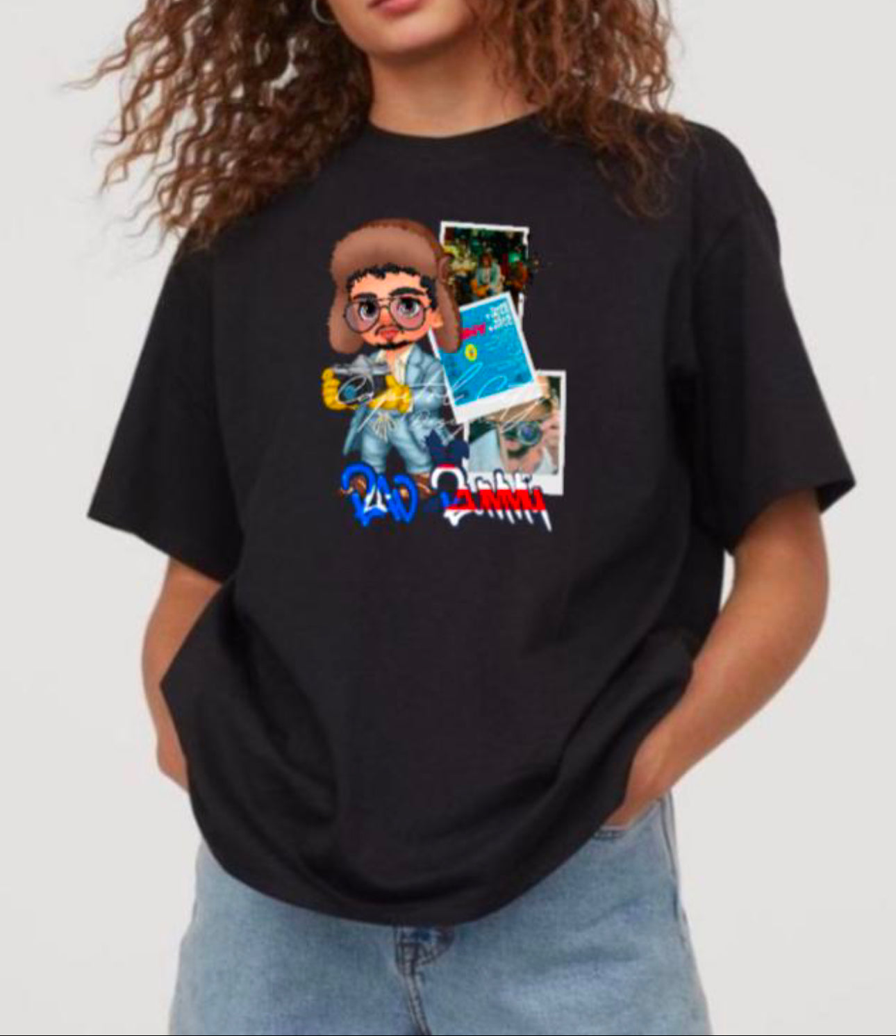 Bad Bunny Cartoon Shirt