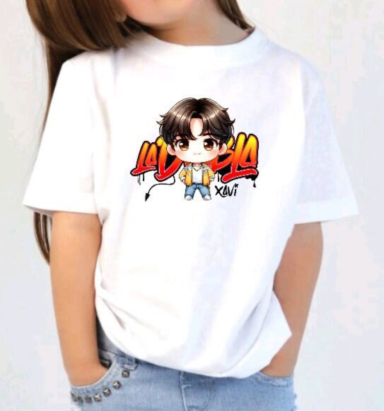Kids Xavi La Victima, La Diabla Kids Shirt