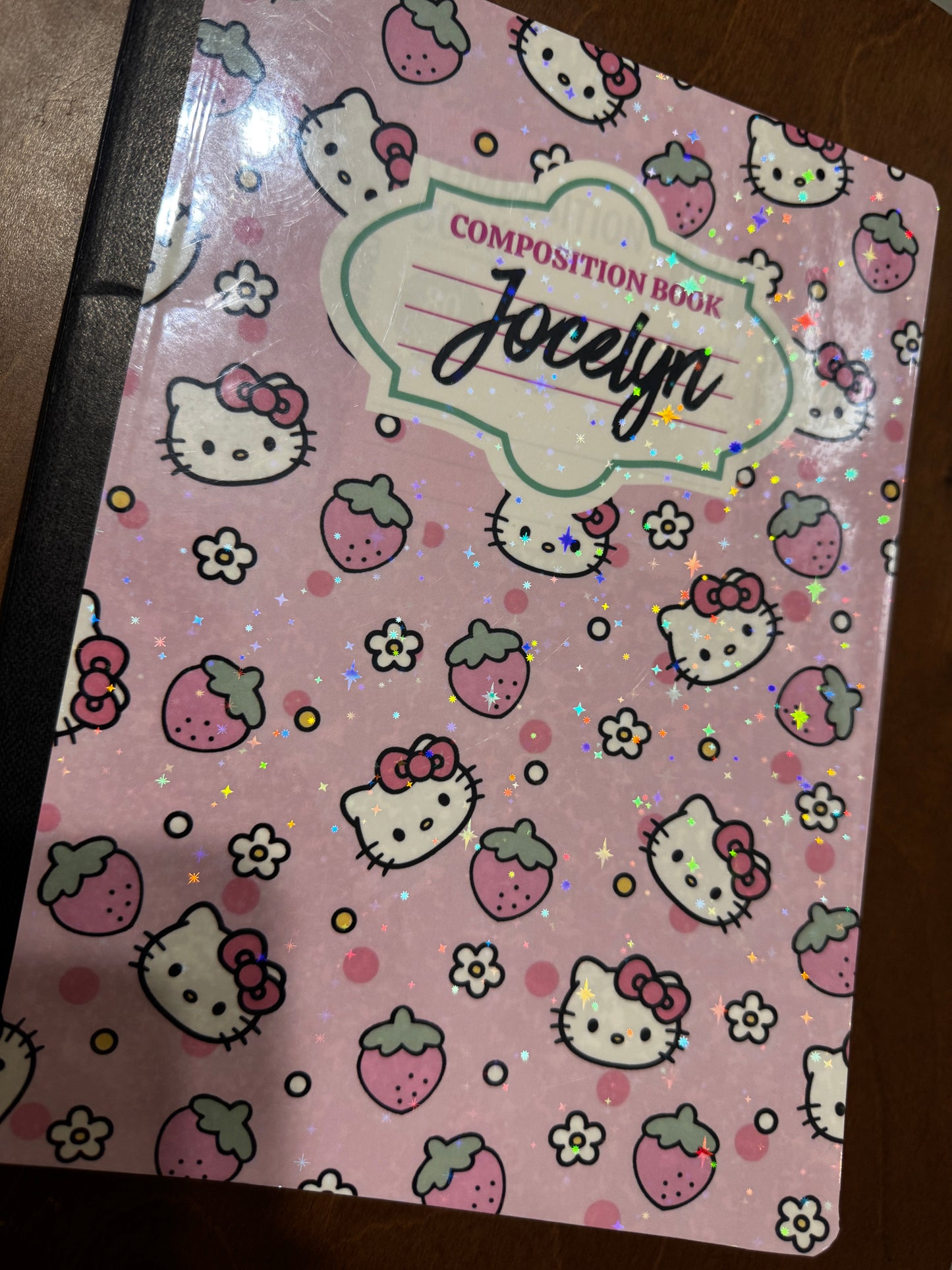 Kitty & Strawberries Notebook