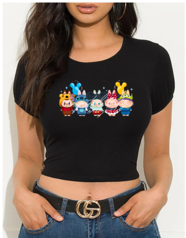 Labubu Crop Top