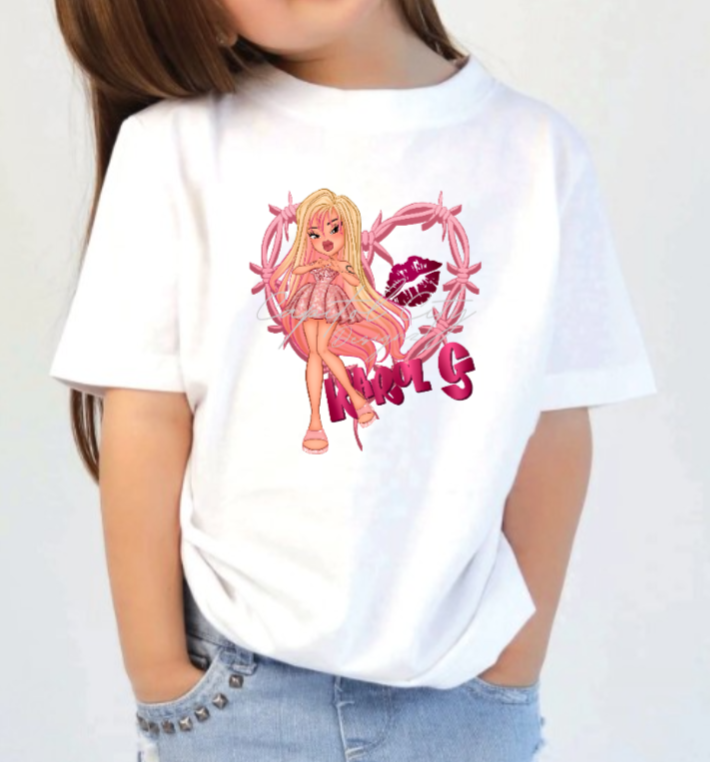 Kids Karol G Heart Kids Shirt