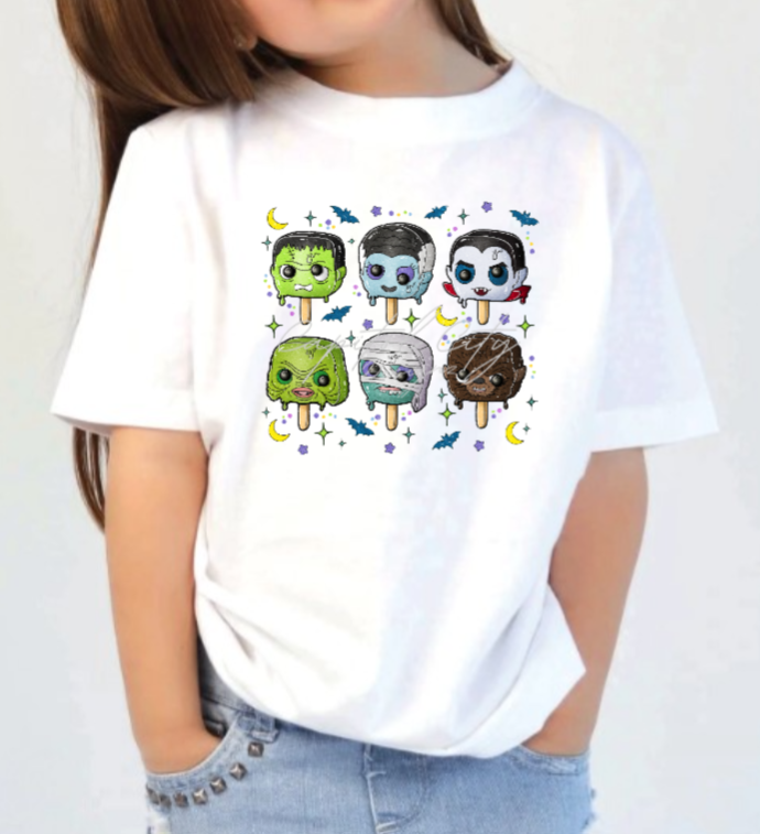 Kids Popsicle Zombies Kids Shirt