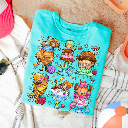 Kids Ice Cream Anime Shirt