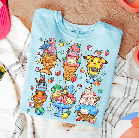 Ice Cream Pocket Monsters Shirt
