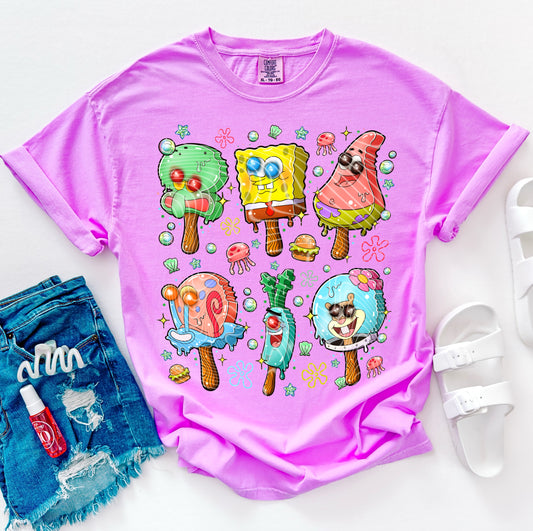 Ice Cream Spongebob Shirt
