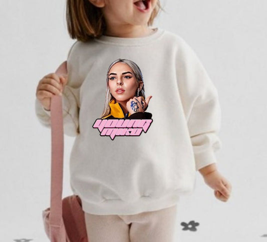 Kids Young Miko, Trap Kitty Kids Sweatshirt