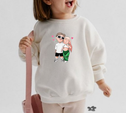 Kids Karol G y Feid Sweatshirt