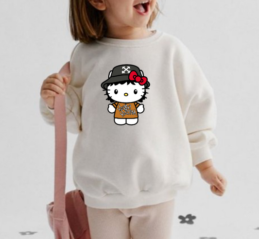 Kids Peso Pluma Character  Sweatshirt