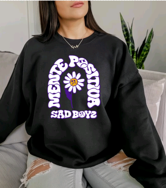 Junior H Mente Positivaa Sad Boyz Sweatshirt