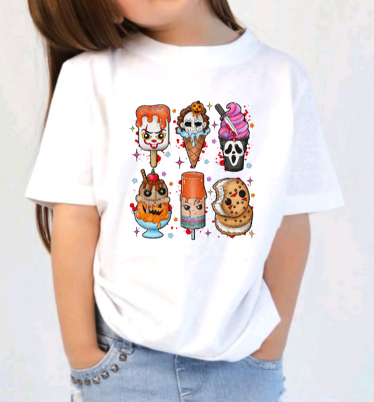 Kids Popsicle Horror Kids Shirt