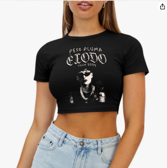 Peso Pluma Exodo Tour Crop Top