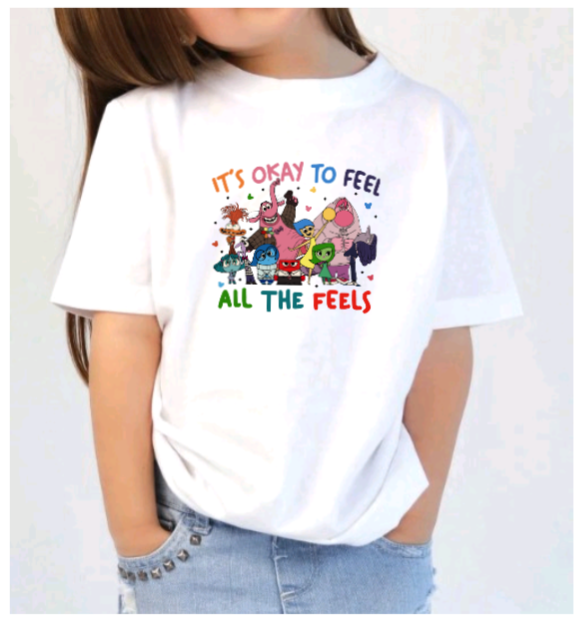 Kids Emotion Characters Shirt