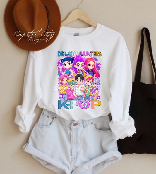 Anime K=Pop Sweater